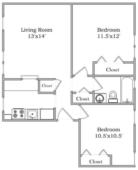 2 bed 2 bath at Eagles Crossing Apartment , Washington, Washington DC